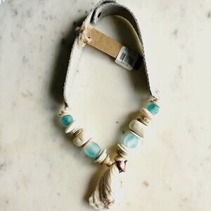 Twine and Twig Mid Length Oyster Shell Necklace - New With Tags